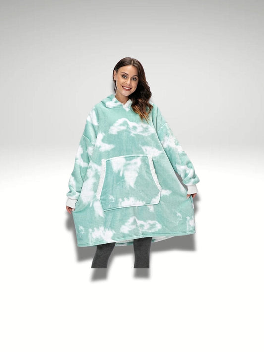 Sweat plaid panda | bleu Ciel Turquoise Ciel Turquoise