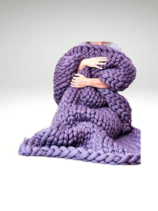 plaid maille tricot phildar